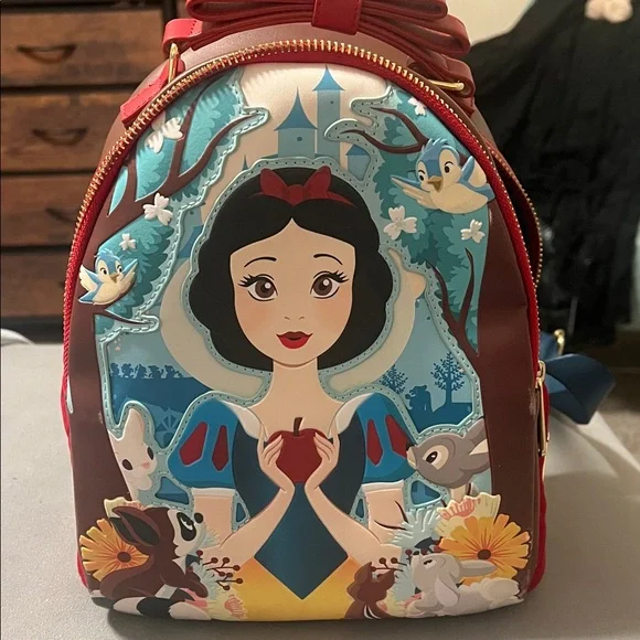 Snow White Loungefly Backpack, Wallet, and Baublebar Ears Set - Picture 9 of 16